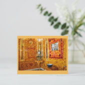 The Amber Room, Catherine Palace, Rusland Briefkaart (Staand voorkant)