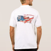 The America route 66 style for Mam Polo shirt (Achterkant)