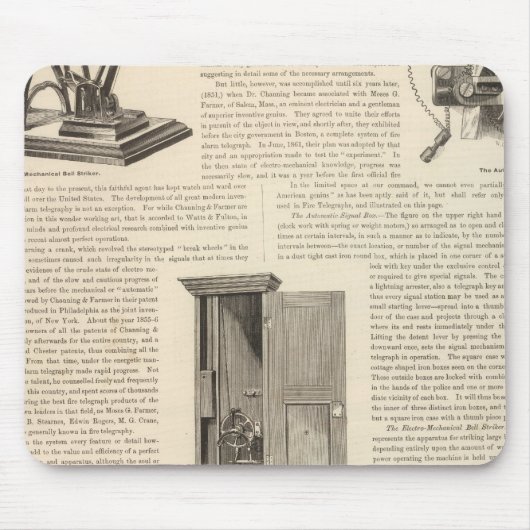 The American Fire Alarm and Police Telegraph Muismat (Voorkant)