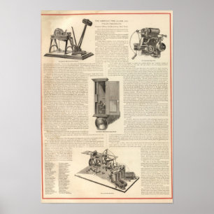 The American Fire Alarm and Police Telegraph Poster