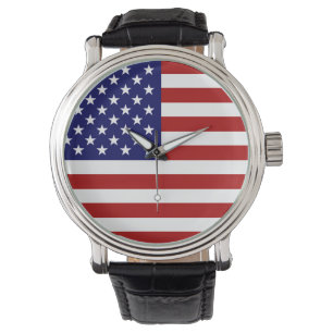 The American Flag Mannen Watch Horloge