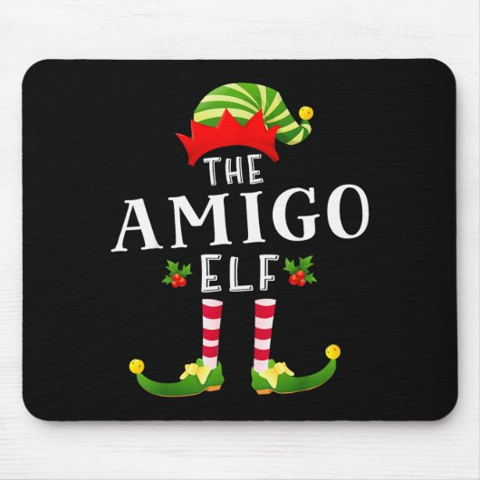 The Amigo Elf Christmas Matching Pajama Muismat (Voorkant)