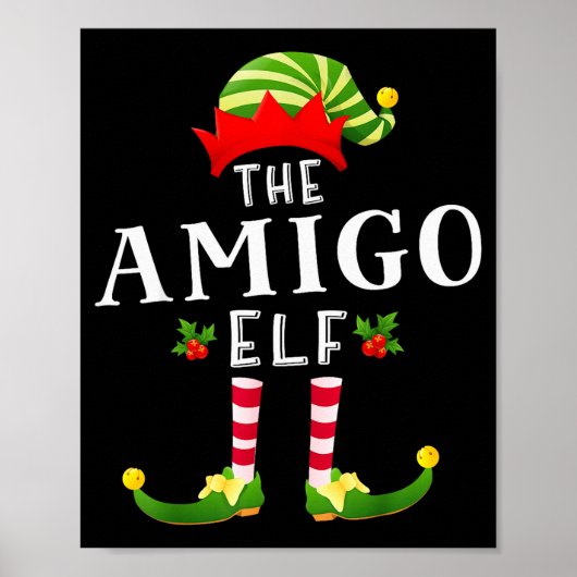 The Amigo Elf Christmas Matching Pajama  Poster (Voorkant)