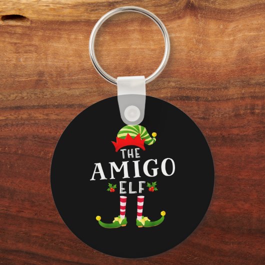 The Amigo Elf Christmas Matching Pajama Sleutelhanger (Voorkant)