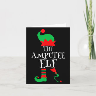 The Amputee Elf Christmas Funny Limb Surgery Joke  Kaart