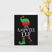The Amputee Elf Christmas Funny Limb Surgery Joke  Kaart (Gele Bloem)