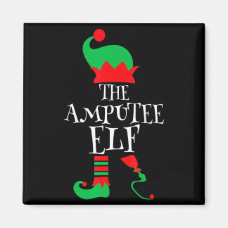 The Amputee Elf Christmas Funny Limb Surgery Joke  Magneet