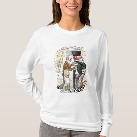 The Amusement of a Bill Sticker, 1820 T-shirt (Voorkant)