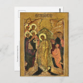 The Anastasis from a Festival Tier Orthodox Icon   Briefkaart (Voorkant / Achterkant)