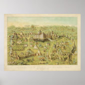 The Ancient City of Jerusalem & Solomon's Temple Poster (Voorkant)