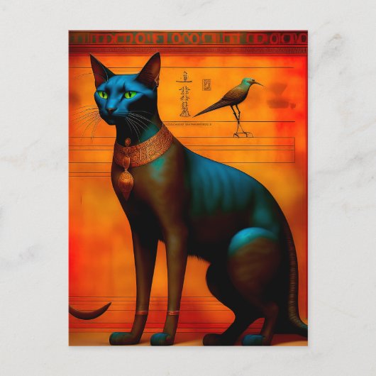 The Ancient Egyptian Cat Bastet Briefkaart (Voorkant)