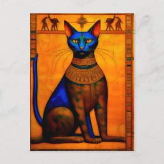 The Ancient Egyptian Cat Bastet Briefkaart
