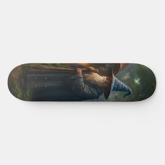 The ancient forest wizard 8.125 skateboard deck (Horizontaal)
