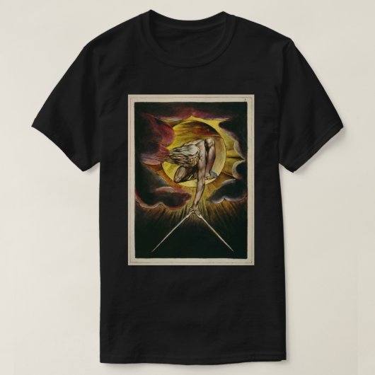 "The Ancient of Days" Mannen shirt William Blake (Design voorkant)