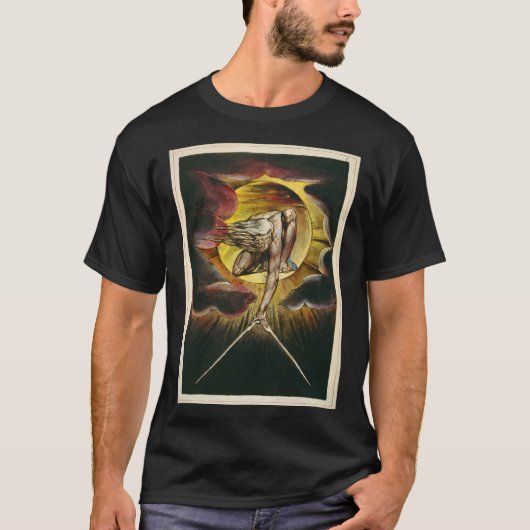 "The Ancient of Days" Mannen shirt William Blake (Voorkant)