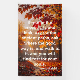 The Ancient Path of Peace Jeremiah 6:16 Spandoek