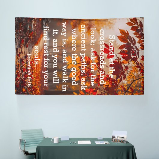 The Ancient Path of Peace Jeremiah 6:16 Spandoek (Beurs)