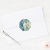 The Angel by William Baxter Closson Ronde Sticker (Envelop)