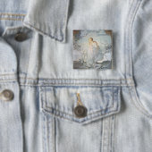 The Angel of Life, 1894 Vierkante Button 5,1 Cm (In situ)