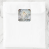 The Angel of Life, 1894 Vierkante Sticker (Tas)