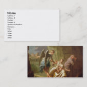 The Angel of Mercy, c.1746 (olie op canvas) Visitekaartje (Voorkant / Achterkant)