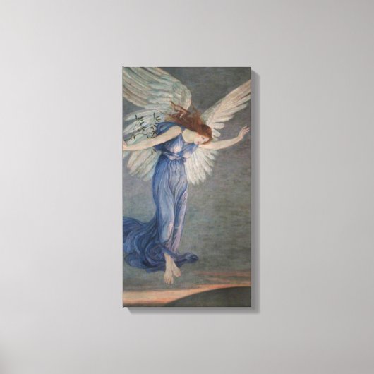 The Angel of Peace (door Walter Crane) Canvas Afdruk (Voorkant)