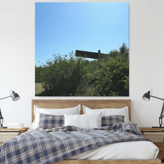 The Angel Of The North Canvas Afdruk (Insitu (Slaapkamer))