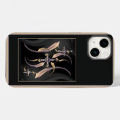 'The Angelic Cross', Apple iPhone 14 Hoesje (Achterkant (horizontaal))