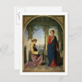 The Angelic Salutation, of The Annunciation, 1860 Briefkaart (Voorkant / Achterkant)