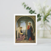 The Angelic Salutation, of The Annunciation, 1860 Briefkaart (Staand voorkant)