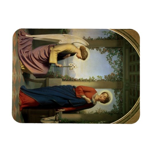 The Angelic Salutation, of The Annunciation, 1860 Magneet (Horizontaal)