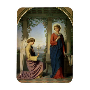The Angelic Salutation, of The Annunciation, 1860 Magneet