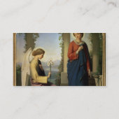 The Angelic Salutation, of The Annunciation, 1860 Visitekaartje (Achterkant)