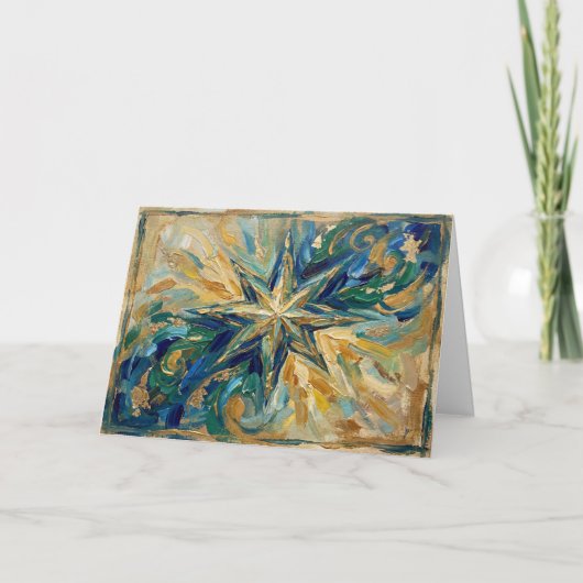 The Angel's Christmas Vigil Christmas Card Kaart (Voorkant)