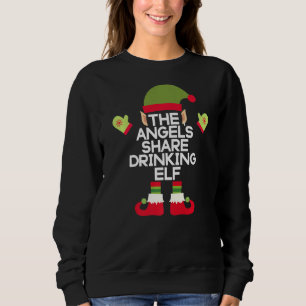 The Angel's Share Drink Santa Funny Bourbon Chr Trui
