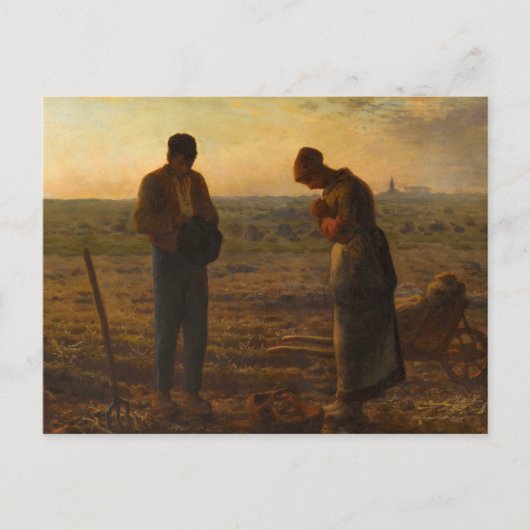 The Angelus, 1857-1859 by Jean-Francois Millet Briefkaart (Voorkant)
