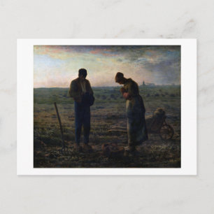 The Angelus, Jean-Francois Millet, 1857-1859 Briefkaart