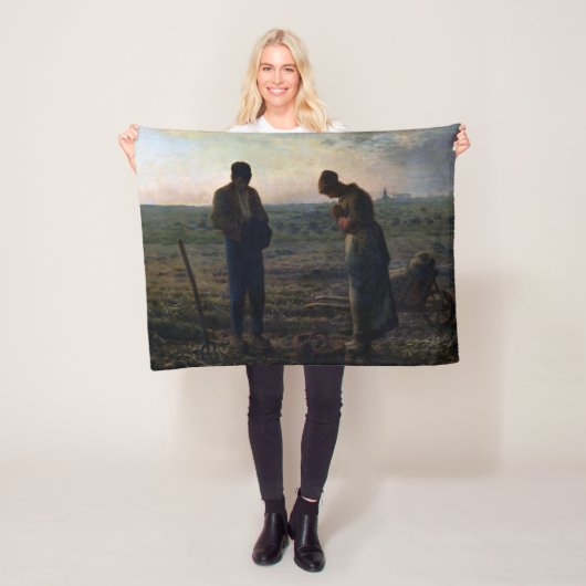 The Angelus, Jean-Francois Millet, 1857-1859 Fleece Deken (In situ)