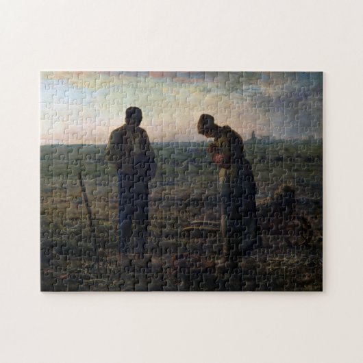 The Angelus, Jean-Francois Millet, 1857-1859 Legpuzzel (Horizontaal)