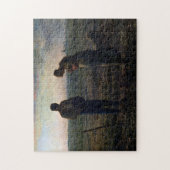 The Angelus, Jean-Francois Millet, 1857-1859 Legpuzzel (Verticaal)
