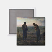 The Angelus, Jean-Francois Millet, 1857-1859 Magneet (Voorkant / Achterkant)