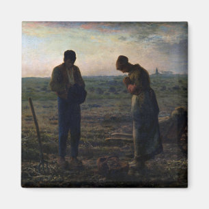 The Angelus, Jean-Francois Millet, 1857-1859 Magneet