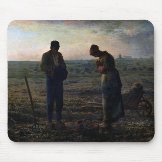 The Angelus, Jean-Francois Millet, 1857-1859 Muismat (Voorkant)