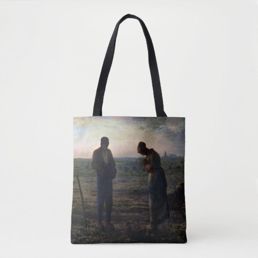 The Angelus, Jean-Francois Millet, 1857-1859 Tote Bag (Voorkant)