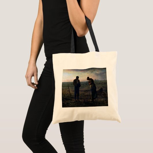 The Angelus, Jean-Francois Millet, 1857-1859 Tote Bag (Voorkant (product))