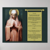 The Angelus Prayer Poster (Voorkant)