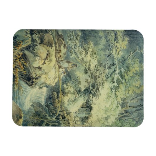 The Angler, 1794 (m/c boven grafiet op papier) Magneet (Horizontaal)