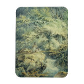 The Angler, 1794 (m/c boven grafiet op papier) Magneet (Verticaal)