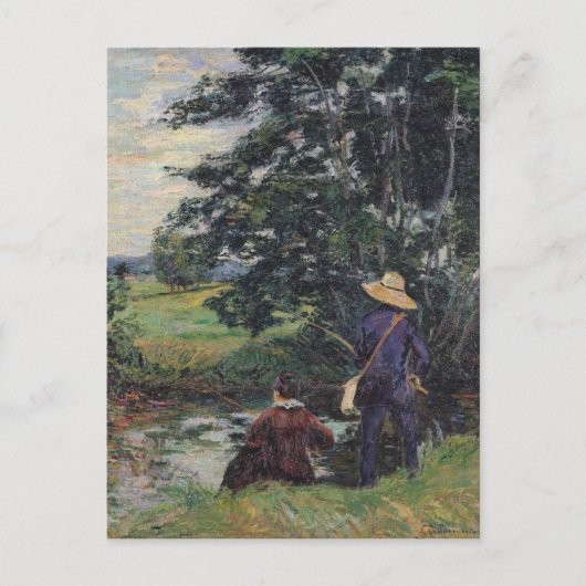 The Anglers, c.1885 Briefkaart (Voorkant)