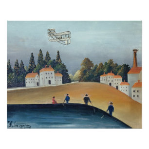 The anglers, c.1908-09 (olie op canvas) poster